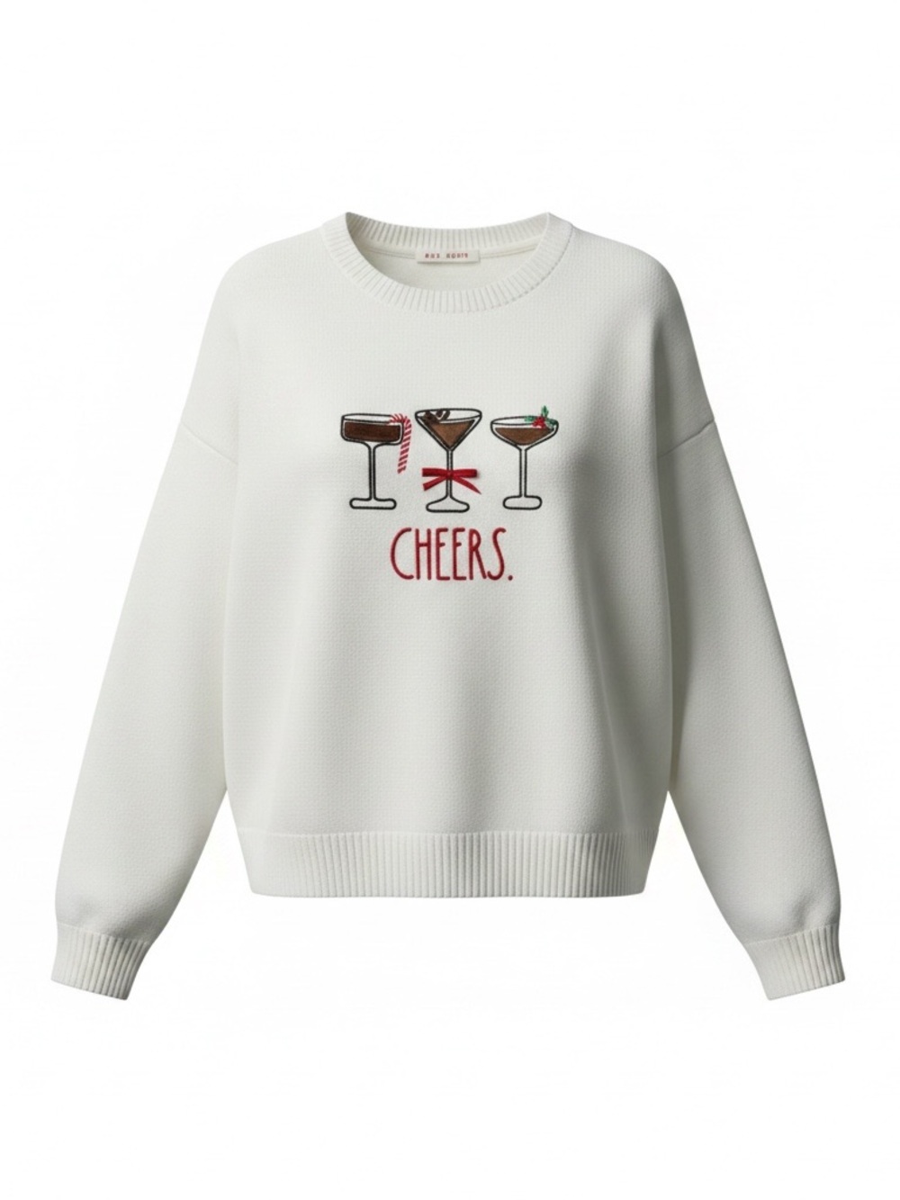 Rae Dunn Women’s Holiday Sweater. Long sleeve size XL